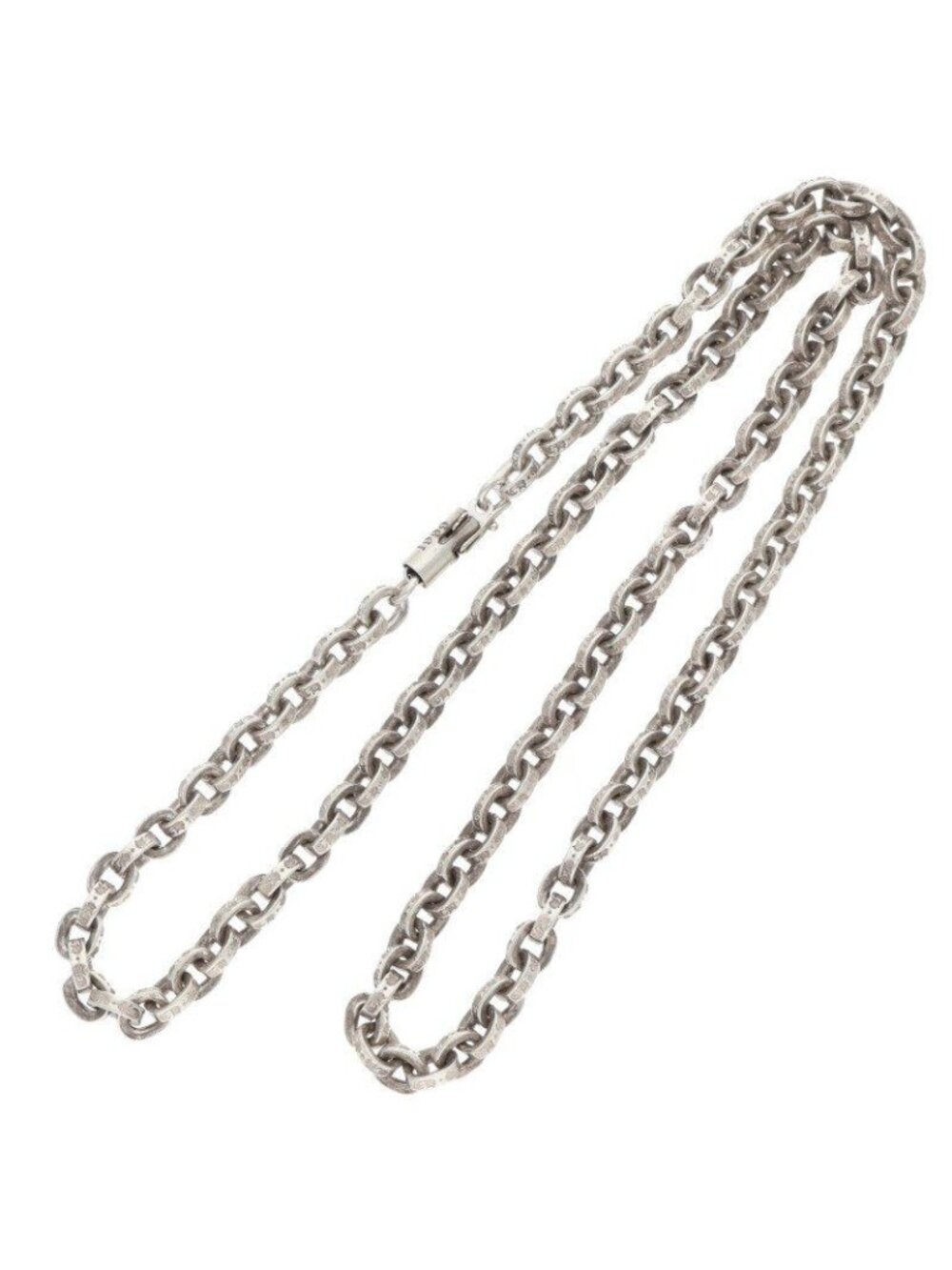 Chrome Hearts Paper Chain 20 Silver Necklace